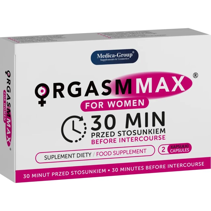 MEDICA GROUP - ORGASM MAX POUR FEMMES 2 CAPSULES MEDICA GROUP