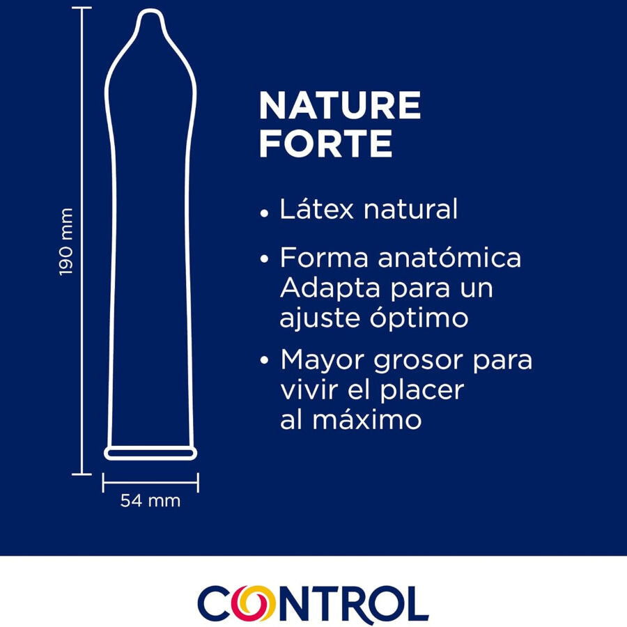 CONTROL - PRÉSERVATIFS NATURE FORTE 144 UNITÉS CONTROL CONDOMS