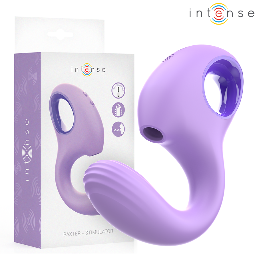 INTENSE - BAXTER VIBRATEUR & STIMULATEUR VIOLET INTENSE FUN