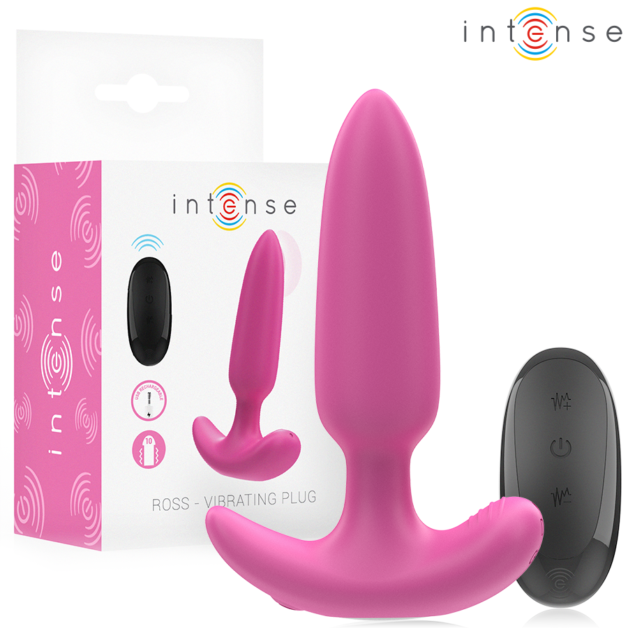 INTENSE - ROSS ANAL PLUG 10 VIBRATIONS ROSE TÉLÉCOMMANDE INTENSE ANAL TOYS