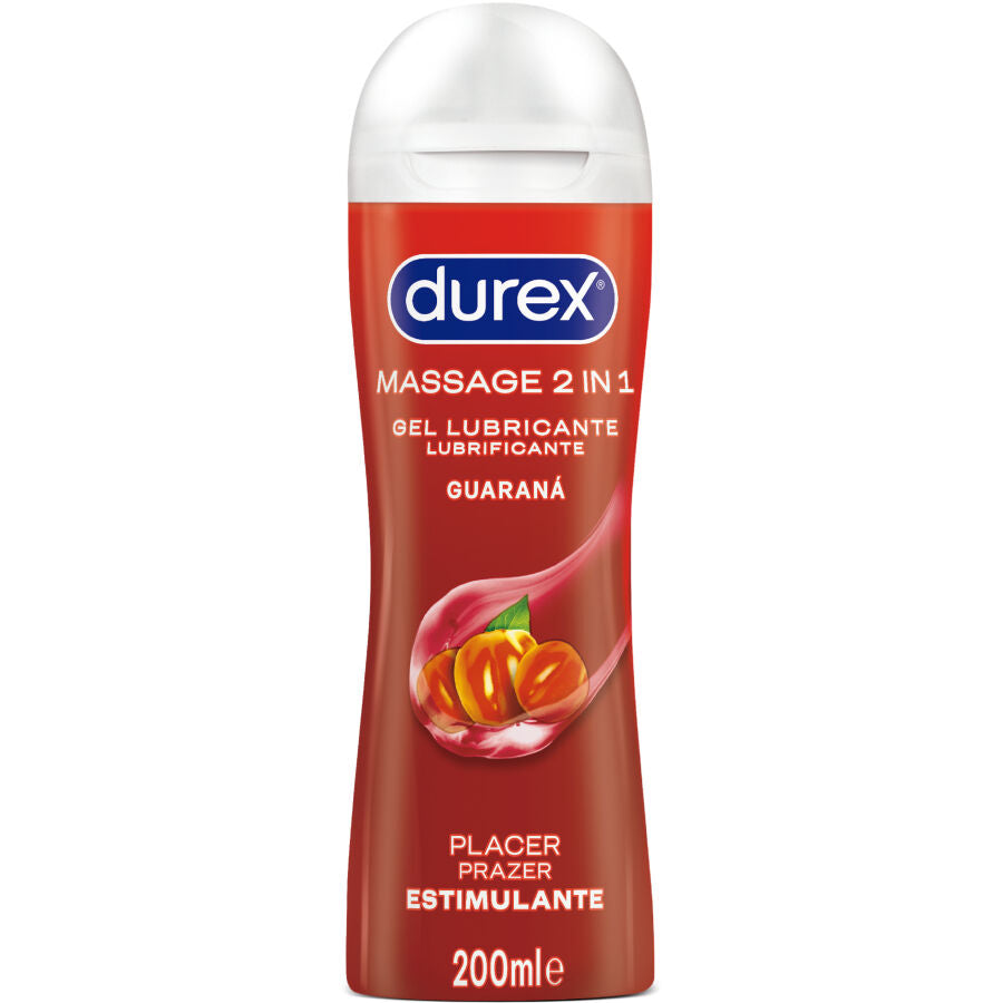 DUREX - GEL LUBRIFIANT DE MASSAGE STIMULANT AU GUARANA 200 ML DUREX LUBES