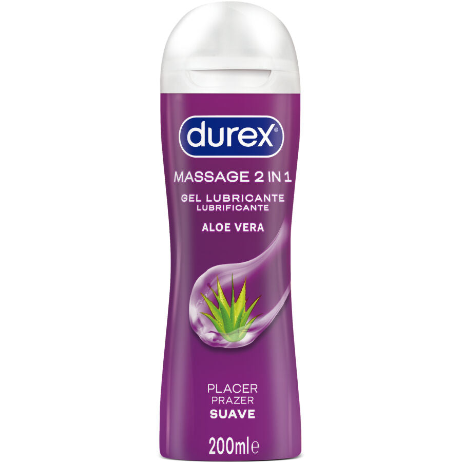 DUREX - GEL LUBRIFIANT DE MASSAGE DOUX À L'ALOE VERA 200 ML DUREX LUBES