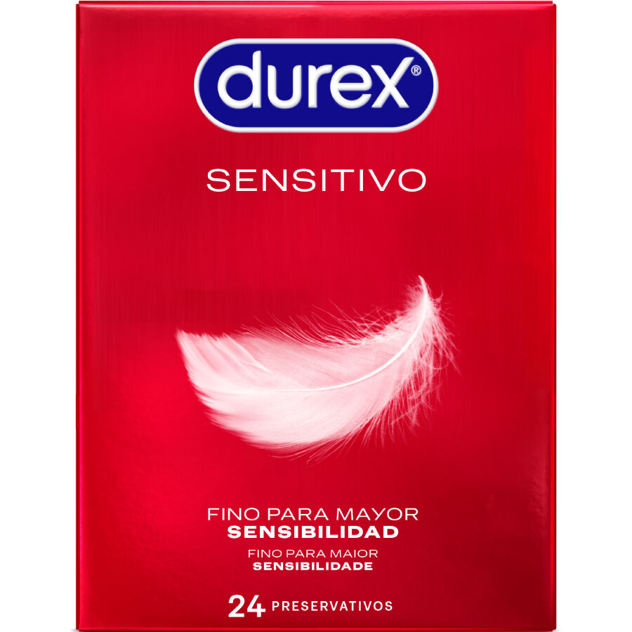 DUREX - PRÉSERVATIFS SENSITIVE 24 UNITÉS DUREX CONDOMS