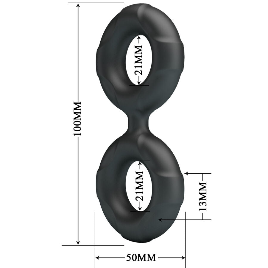 CRAZY BULL - RADWAN DOUBLE BAGUE EN SILICONE MODÈLE 19 CRAZY BULL