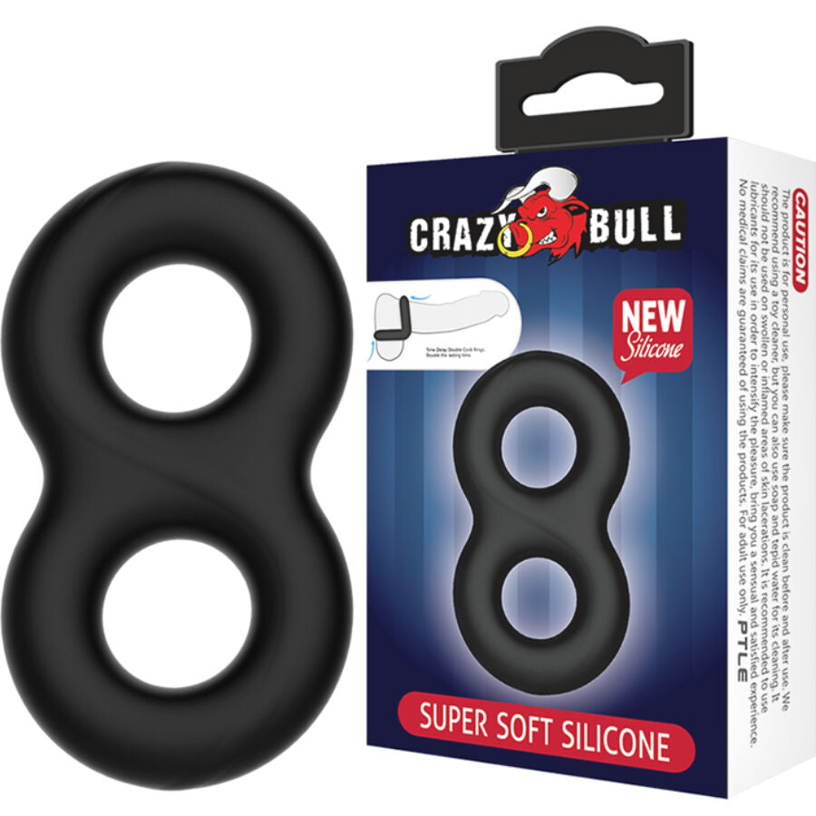 CRAZY BULL - BAGUE EN SILICONE DOUBLE INFINITY CRAZY BULL