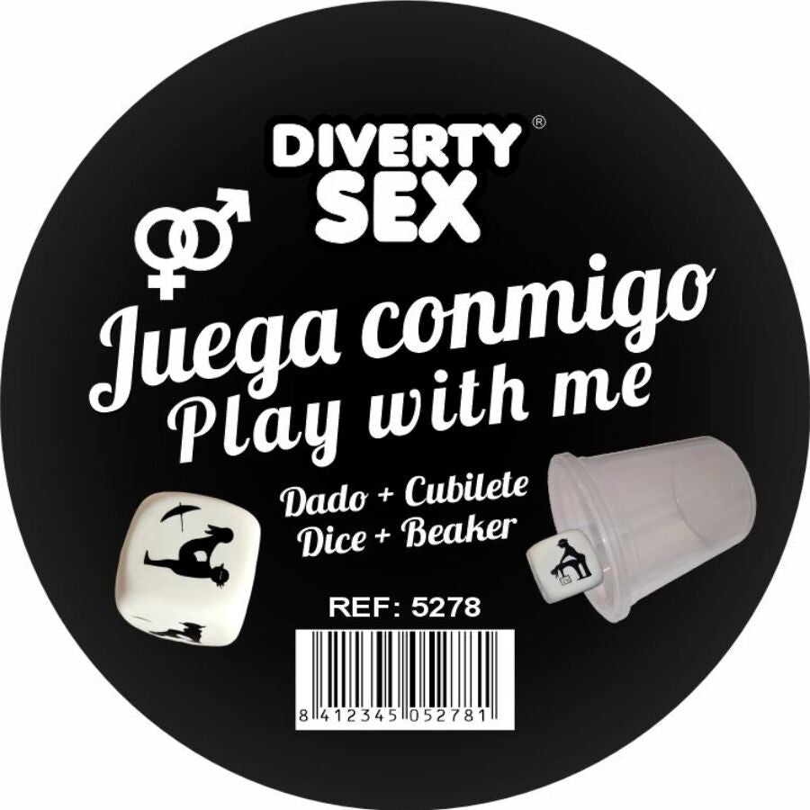 DIABLO PICANTE - DÉ DUR BLANC AVEC POSITIONS ET CUBE