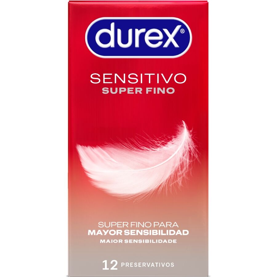 DUREX - SUPER FIN ET SENSIBLE 12 UNITÉS DUREX CONDOMS