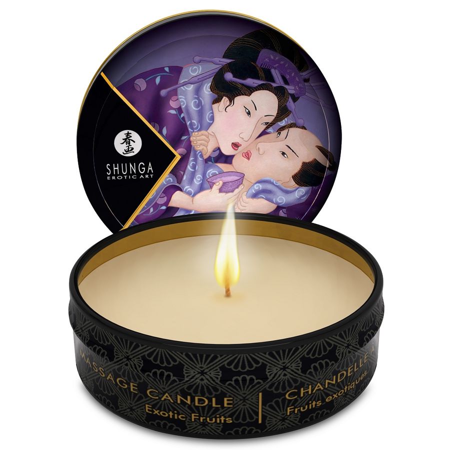 SHUNGA - MINI CARESS BY CANDELIGHT BOUGIE DE MASSAGE FRUITS EXOTIQUES 30 ML SHUNGA CANDLES