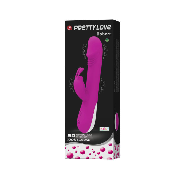 PRETTY LOVE - FLIRTATION VIBRATEUR ROBERT AVEC STIMULATEUR DE CLITORIS PRETTY LOVE FLIRTATION