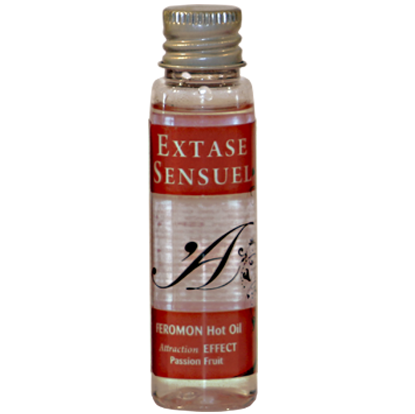 EXTASE SENSUAL - HUILE DE MASSAGE EFFET THERMIQUE AUX PHÉROMONES DE FRUITS DE LA PASSION VOYAGE 35 ML EXTASE SENSUAL