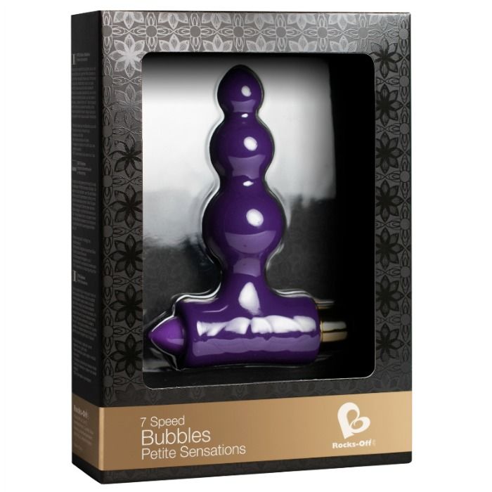 ROCKS-OFF - STIMULATEUR ANAL PETITE BULLES - LILAS ROCKS-OFF
