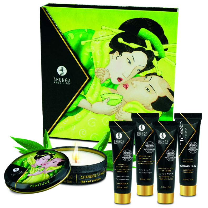 SHUNGA - KIT THÉ VERT BIO SECRET GEISHA SHUNGA KITS