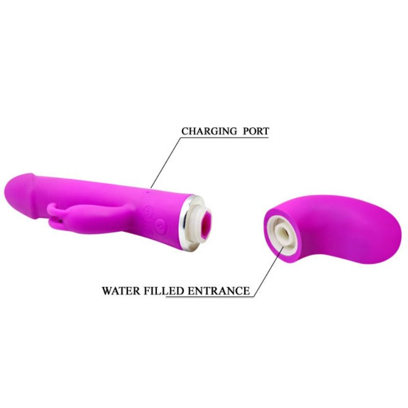 PRETTY LOVE - VIBRATEUR HENRY AVEC 12 MODES DE VIBRATION ET FONCTION SQUIRT PRETTY LOVE SMART