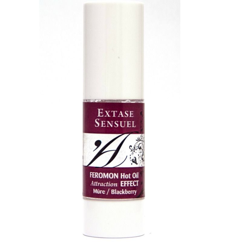 EXTASE SENSUAL - HUILE DE MASSAGE EFFET CHAUFFANT AUX PHÉROMONES DE MÛRE 30 ML EXTASE SENSUAL