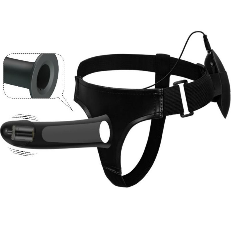 PRETTY LOVE - VITO STRAP ON AVEC GODE CREUX ET VIBRATION 17.3 CM PRETTY LOVE MALE