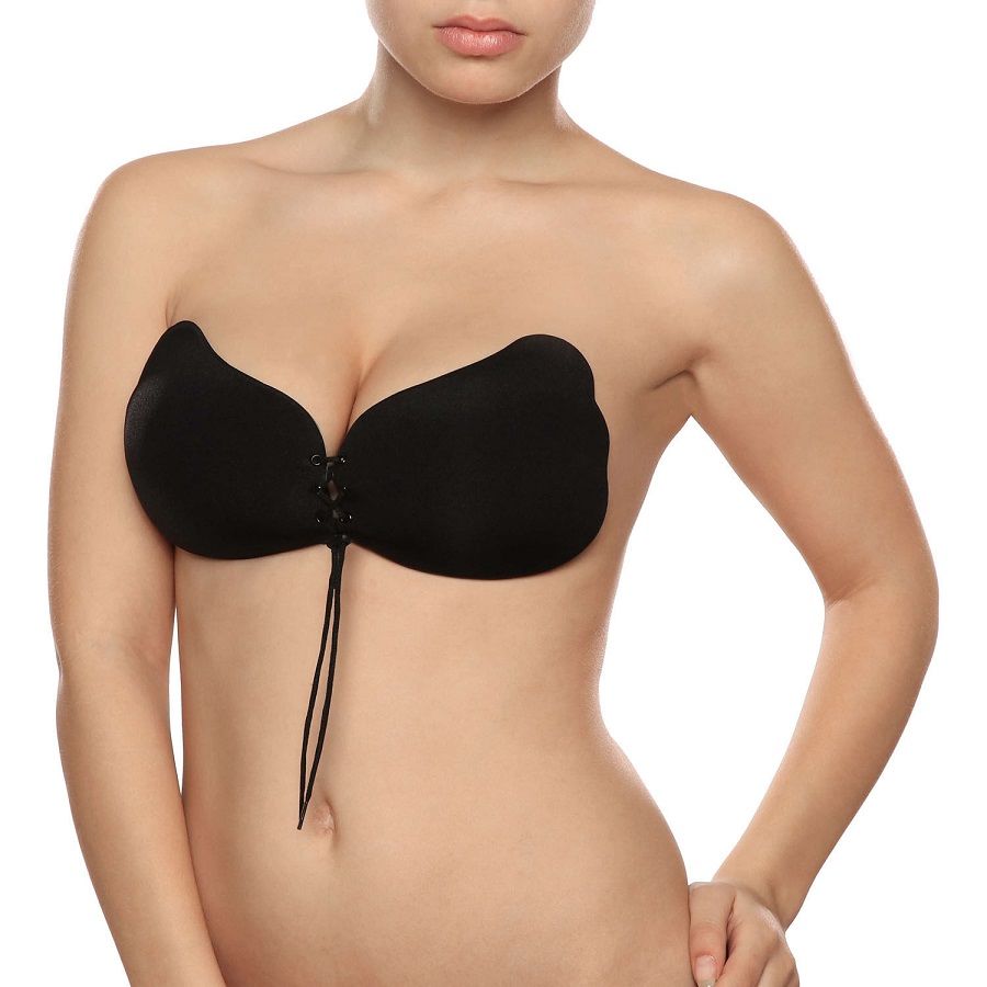 BYE-BRA - LACE-IT RENFORCEMENT PUSH-UP NOIR BONNET A BYE BRA - BRAS
