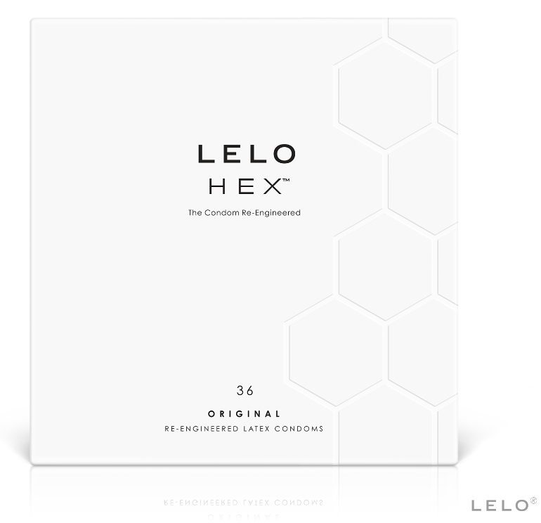 LELO - BOÎTE DE PRÉSERVATIFS HEX 36 UNITÉS LELO