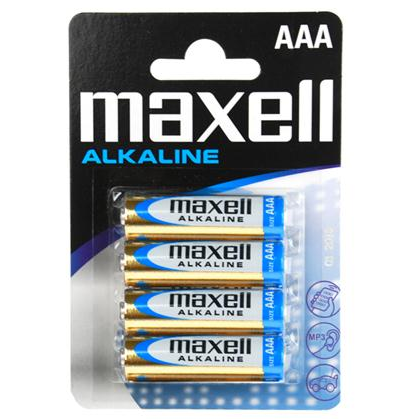 MAXELL - BATTERIE AAA 4 PIÈCES MAXELL