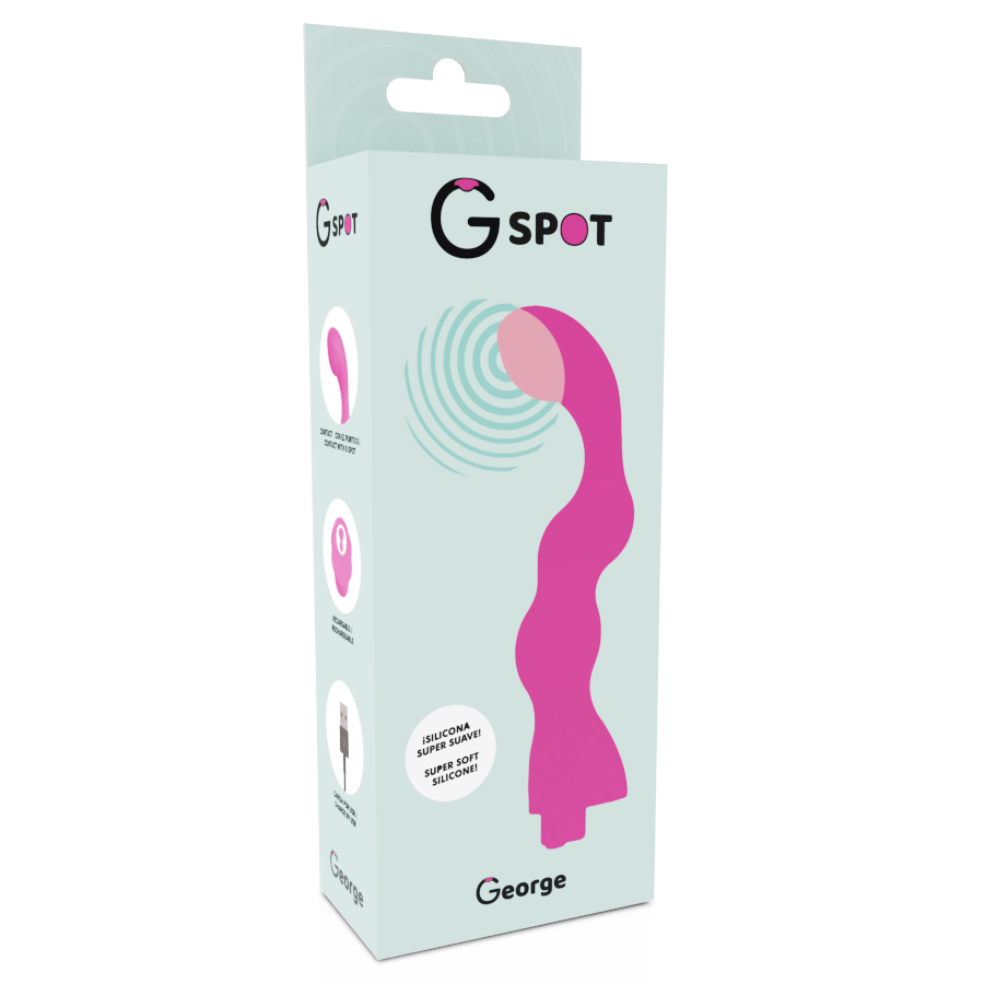 G-SPOT - GEORGE G-SPOT VIBRATEUR GOMME ROSE G-SPOT