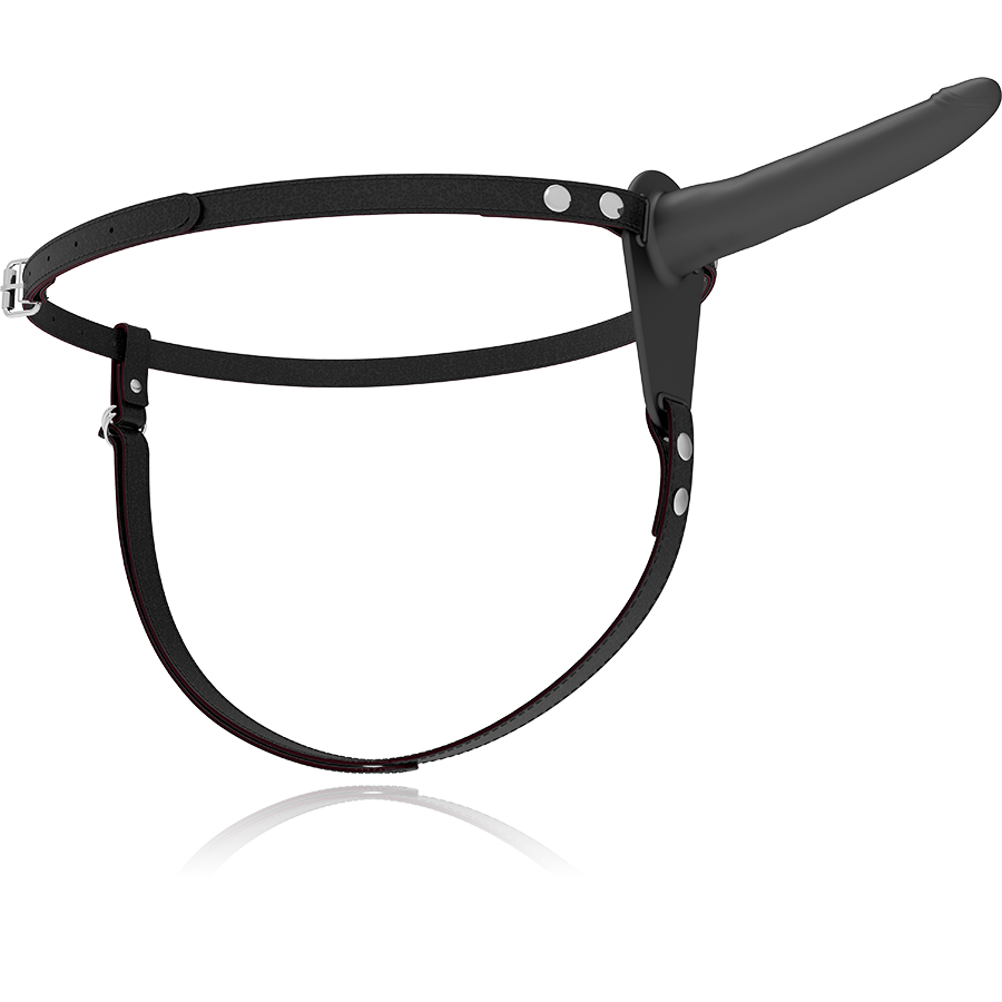 FETISH SUBMISSIVE HARNESS - VIBRATEUR SILICONE NOIR 15 CM FETISH SUBMISSIVE HARNESS