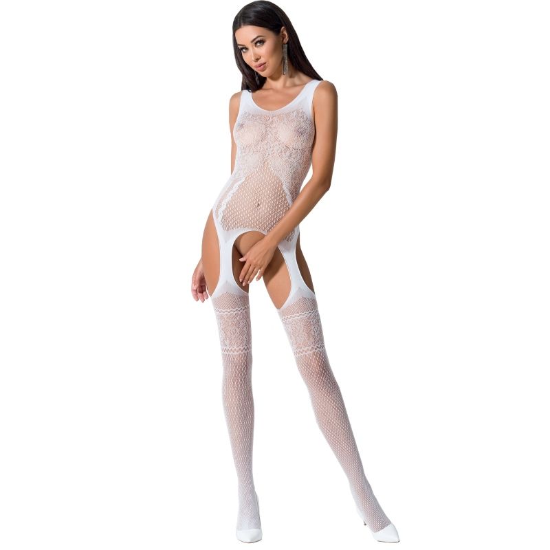 PASSION - FEMME BS061 BODYSTOCKING NOIR TAILLE UNIQUE PASSION WOMAN