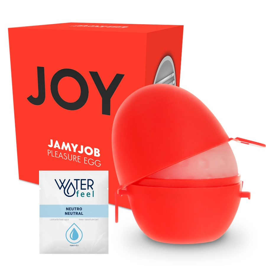 JAMYJOB - EGG MASTURBATEUR ROUGE VERSION DISCRETT JAMYJOB
