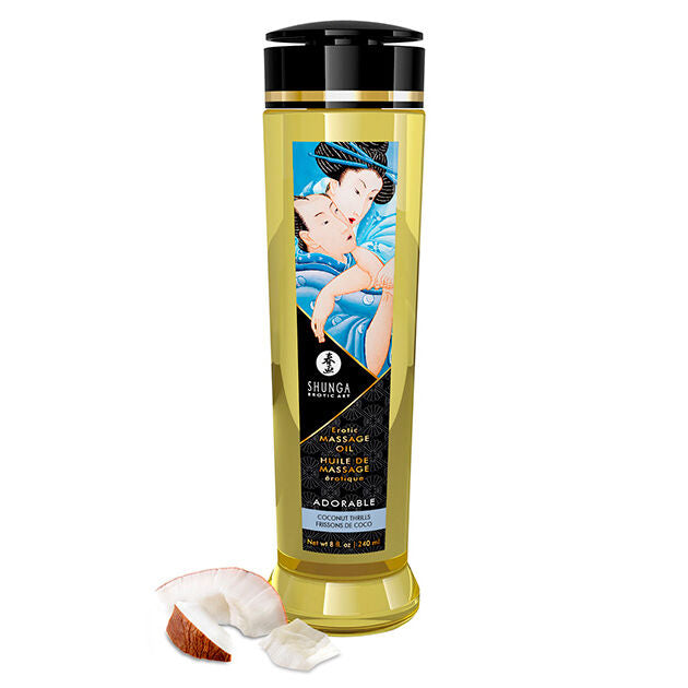 SHUNGA - ADORABLE HUILE DE MASSAGE ÉROTIQUE 240 ML SHUNGA OILS