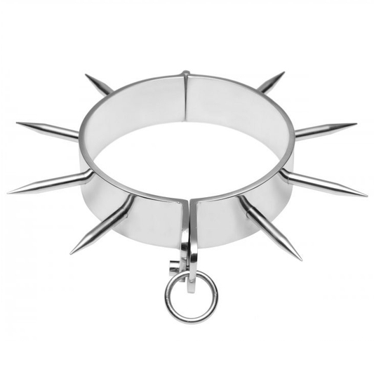 METAL HARD - COLLIER DESCLAVE BDSM AVEC POINTES METAL HARD