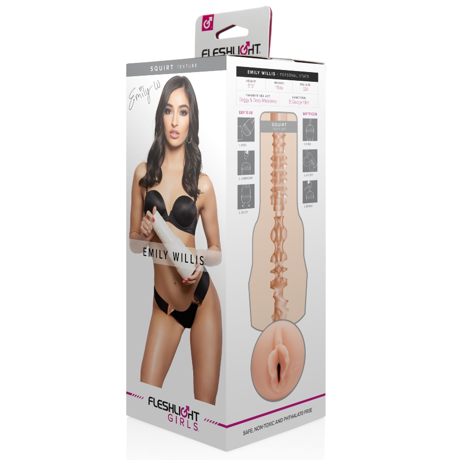 FLESHLIGHT GIRLS - EMILY WILLIS GICLER LE VAGIN FLESHLIGHT GIRLS
