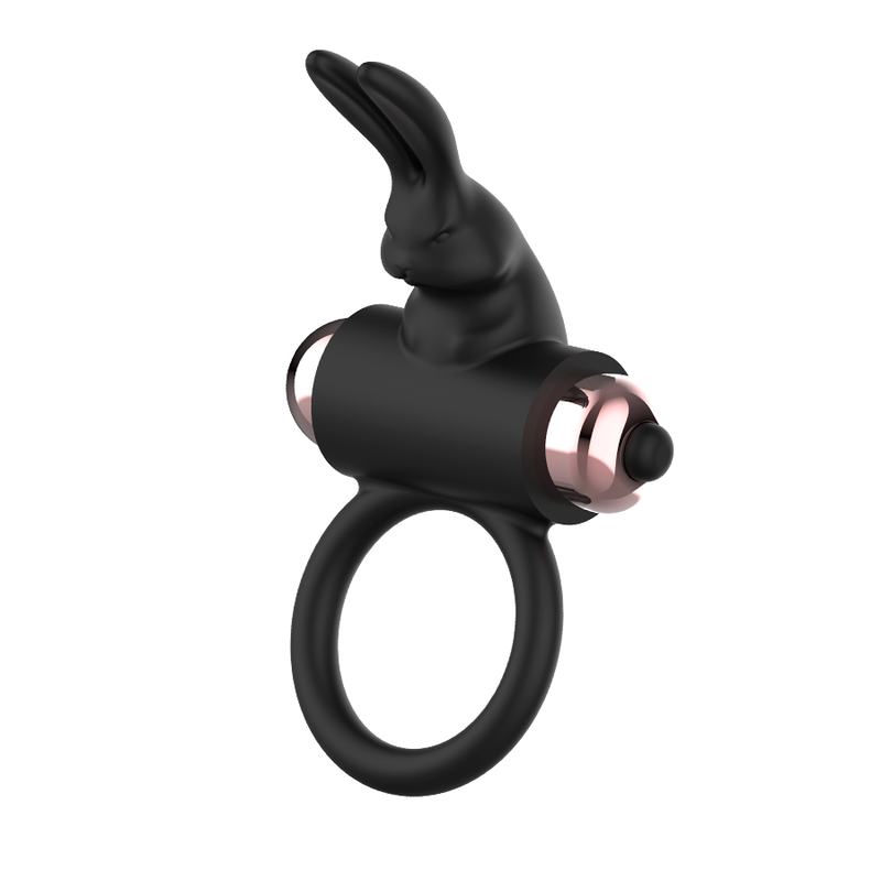 COQUETTE CHIC DESIRE - COCKRING AVEC VIBRATEUR NOIR/ OR COQUETTE TOYS