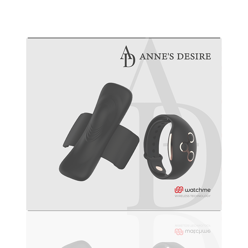 ANNE'S DESIRE - PANTY PLEASURE TECNOLOG A WATCHME NOIR/OR ANNE´S DESIRE