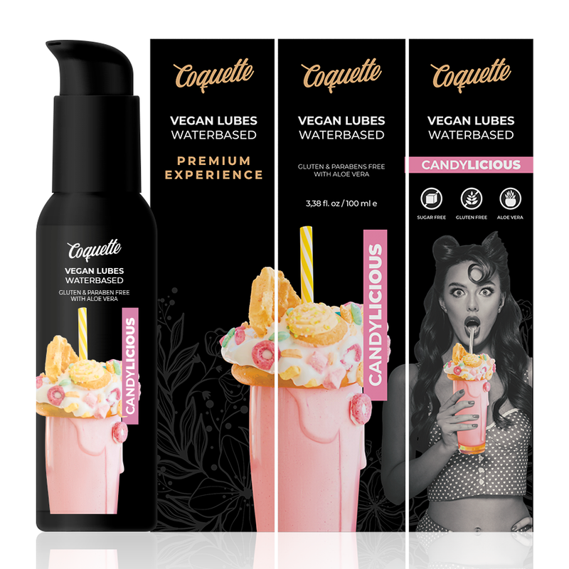 COQUETTE CHIC DESIRE - LUBRIFIANT VÉGAN CANDYLICIOUS PREMIUM EXPERIENCE 100ML COQUETTE COSMETICS