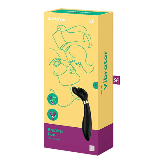 SATISFYER - ENDLESS FUN MULTI VIBRATEUR 3 BLEU SATISFYER PARTNER