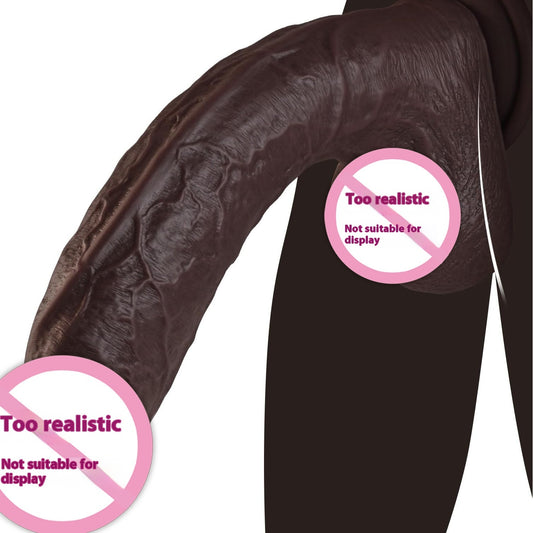 Black Obsession – XXL Life Size (28 cm), Ultra Realistic Feel