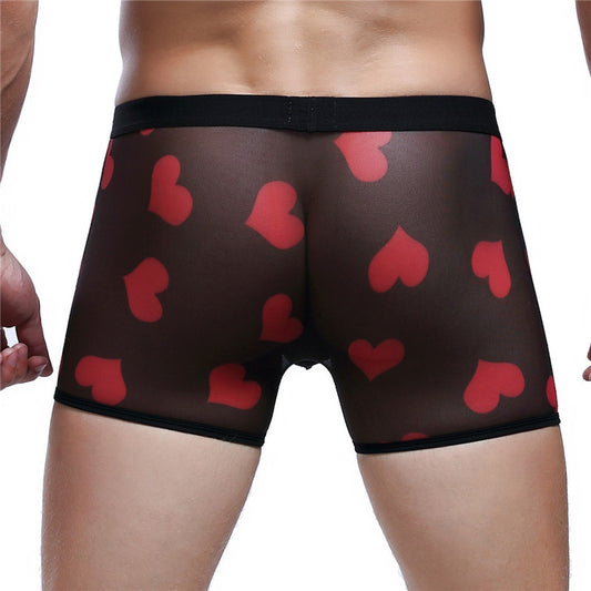 BOXER IMPRIMÉ TRANSPARENT RESPIRANT & CONFORTABLE