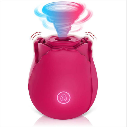 Vibrating Suction Rose – Suction &amp; Vibration Clitoral Stimulator