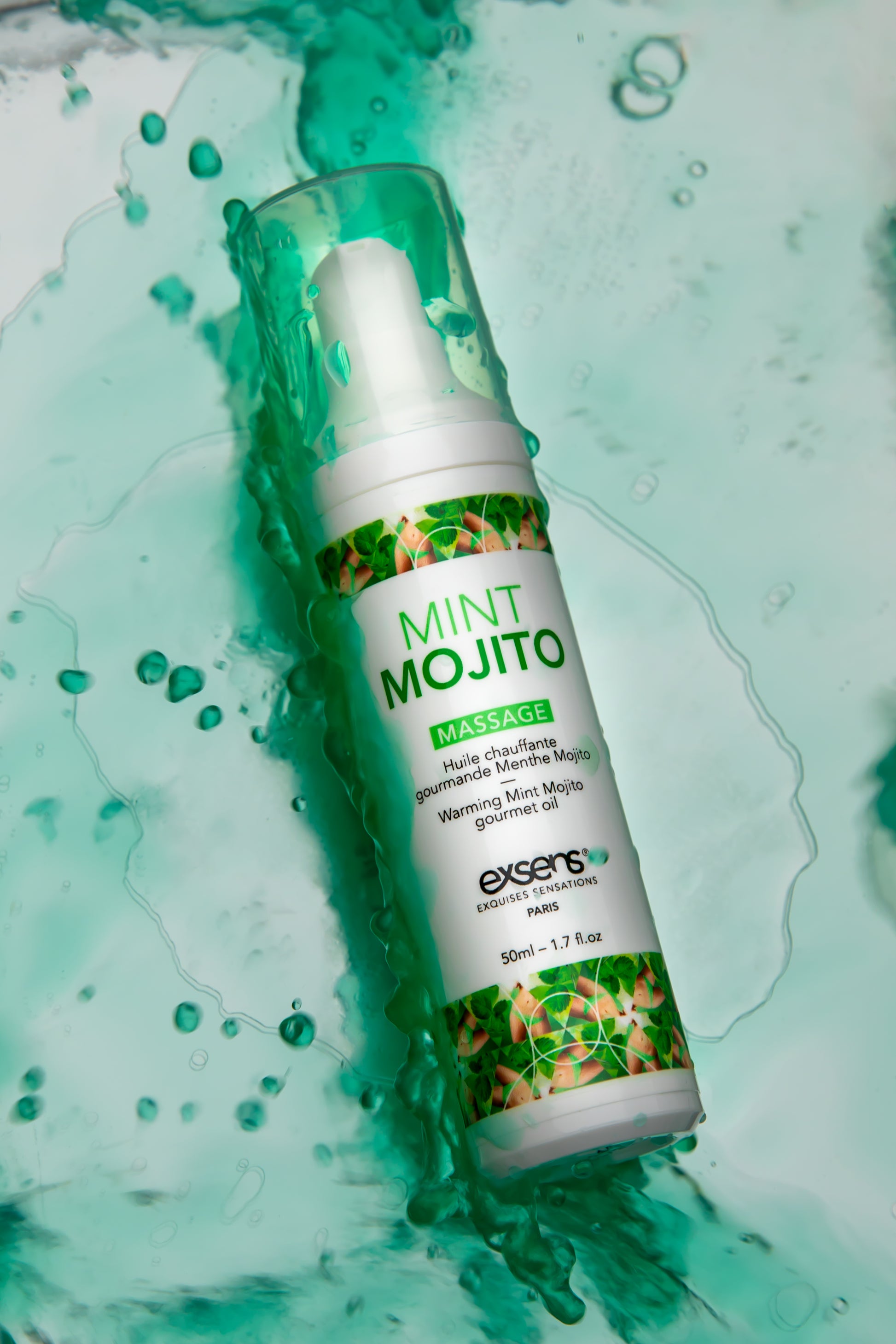 Huile de Massage Chauffante Menthe Mojito TONGA