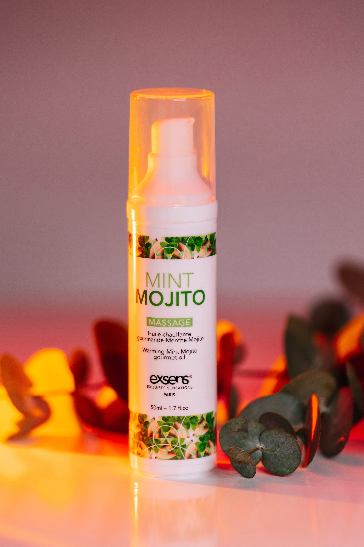 Huile de Massage Chauffante Menthe Mojito TONGA