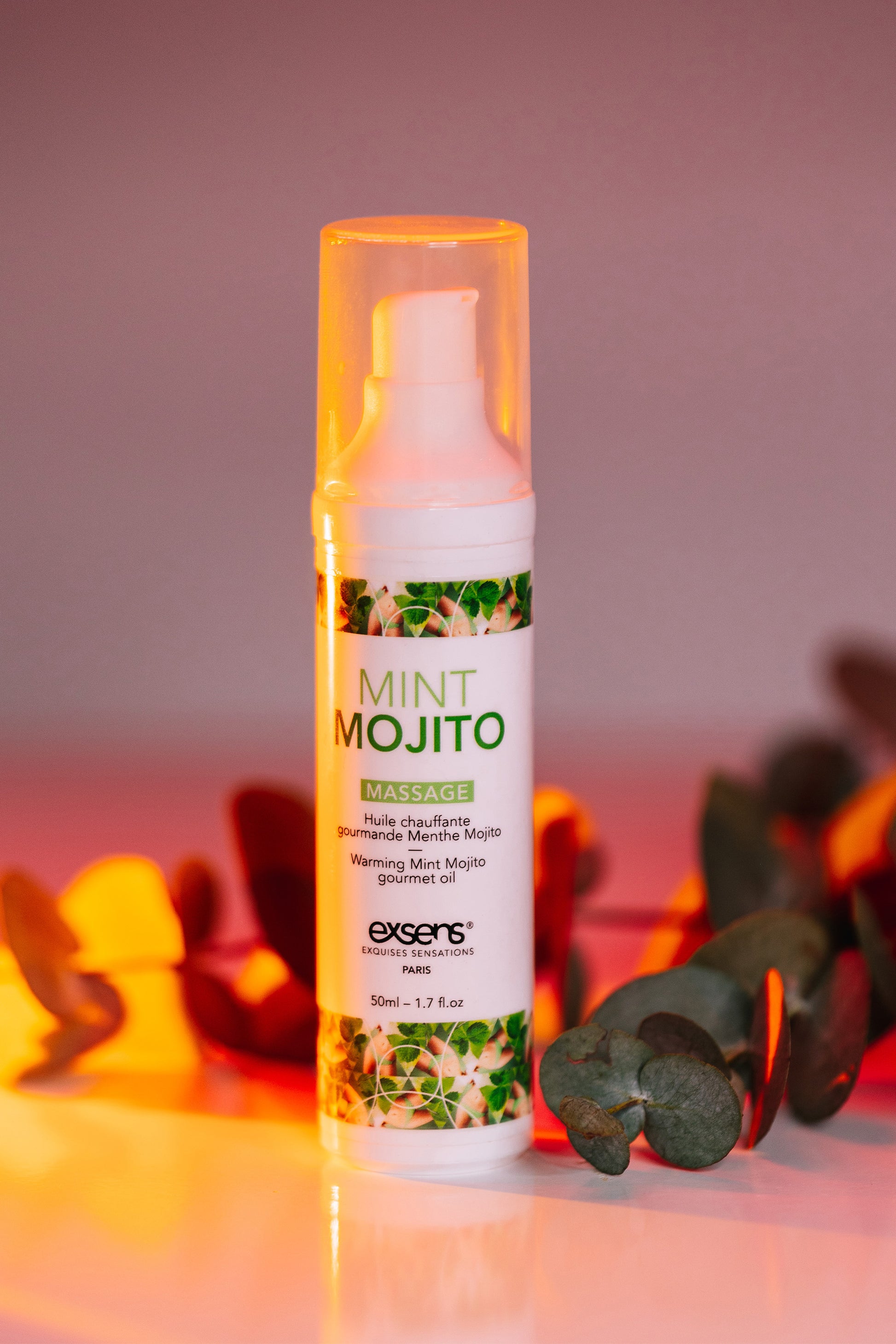 Huile de Massage Chauffante Menthe Mojito TONGA