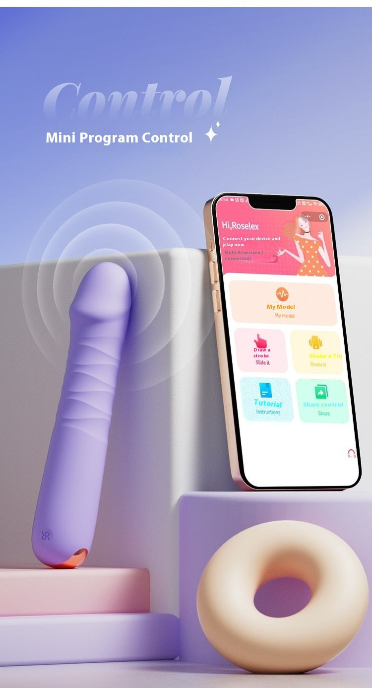 Sextoy Connecté Programmable en Silicone | 10 Modes & Contrôle par IA