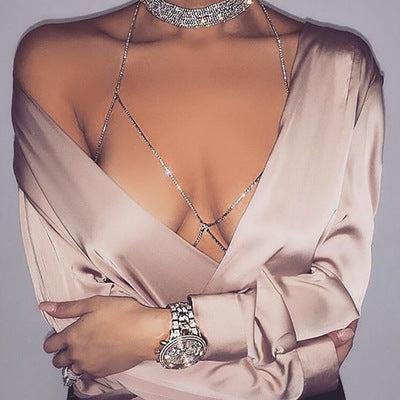 BIJOUX CORPS FEMMES STRASS