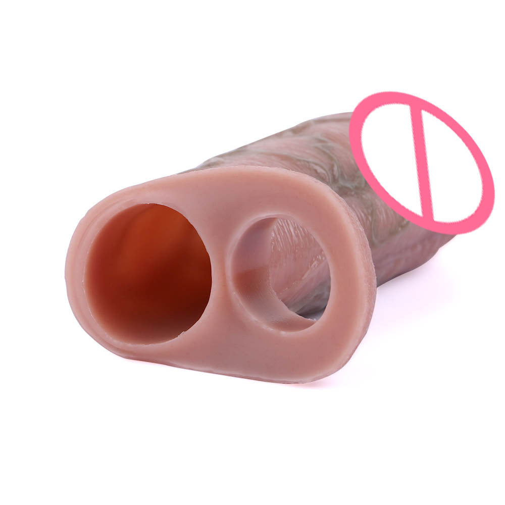 Gaine Pénienne en Silicone Liquide pour Taille et Plaisir Amplifiés Man Sleeve+
