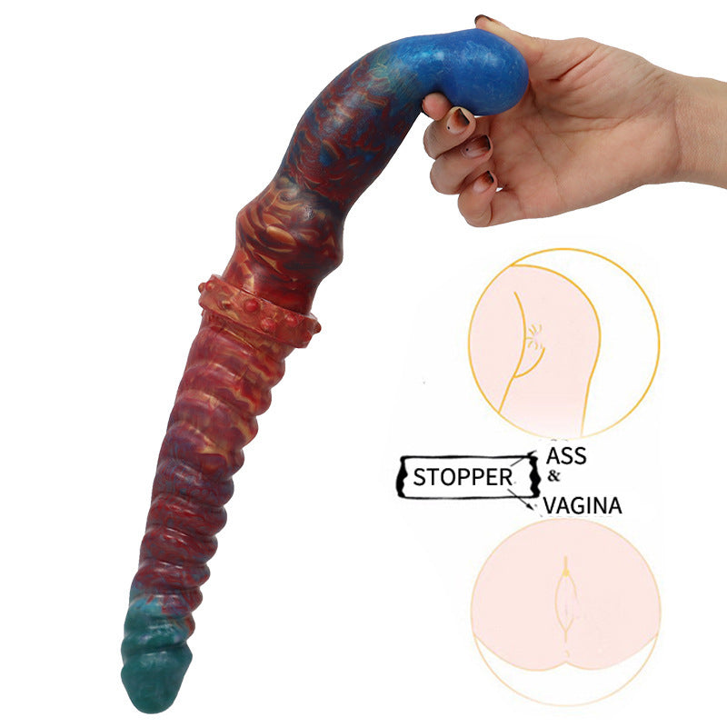 Double Gode XXL à Double Tête – Design Streamer 36 cm  Une expérience XXL pour une double dose de plaisir