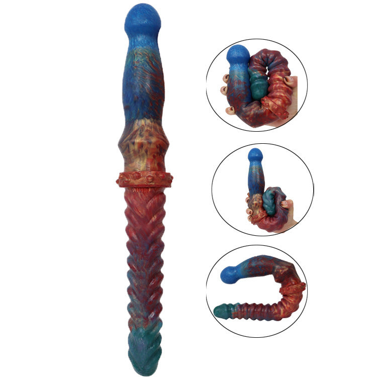 Double Gode XXL à Double Tête – Design Streamer 36 cm  Une expérience XXL pour une double dose de plaisir