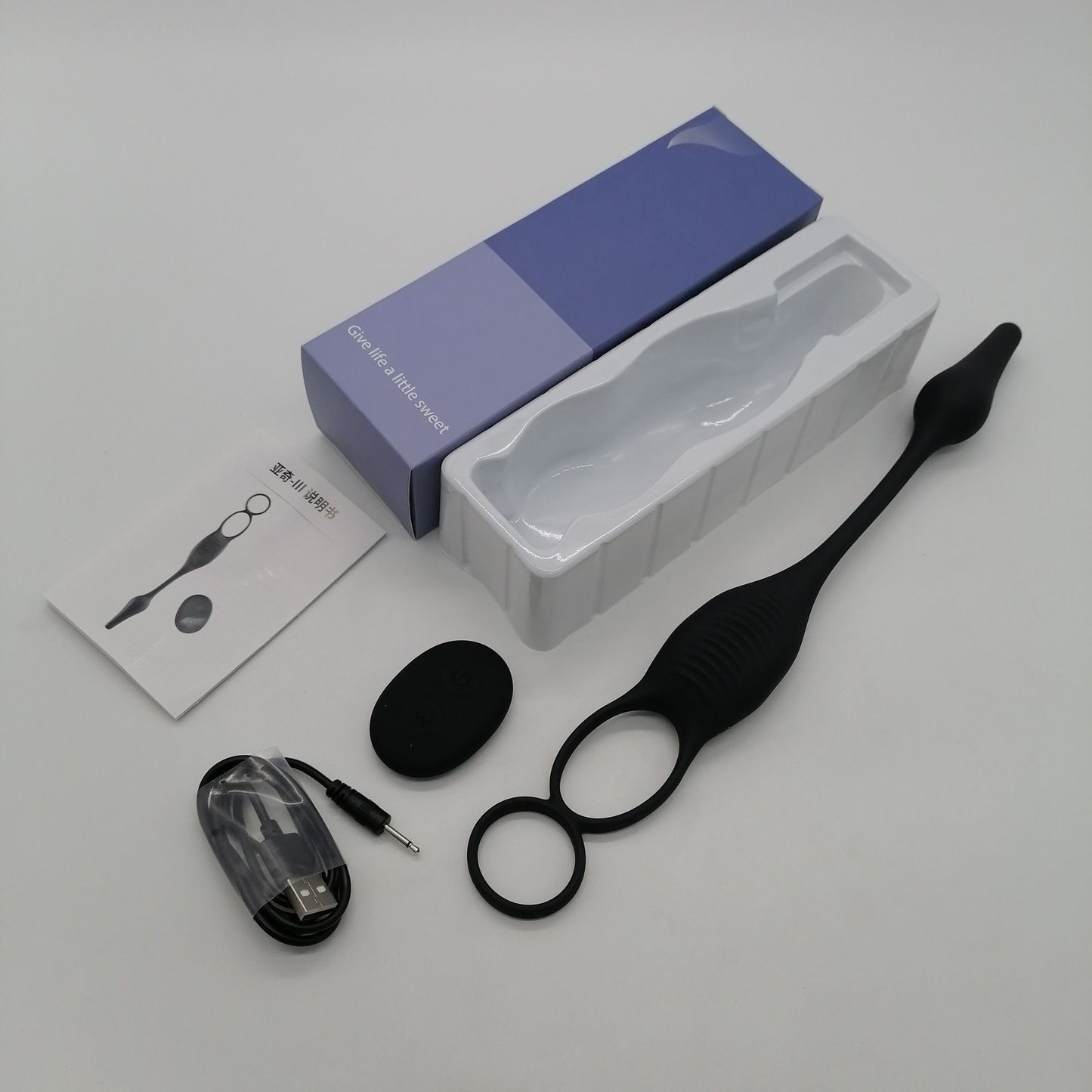 VIBROMASSEUR HOMME -EN-1 – ANNEAU VIBRANT + STIMULATION PROSTATIQUE + ZONE PÉRINÉALE POUR PLAISIR SOLO OU EN COUPLE