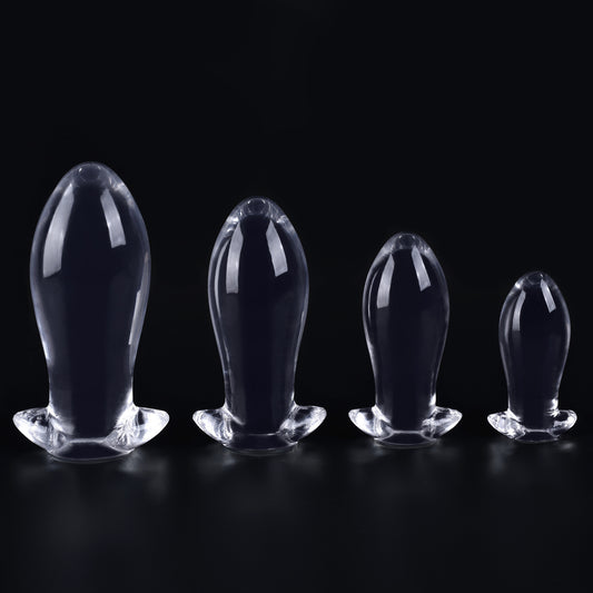 Plug Anal Transparente Extra-Doux “Tyrannosaurus” 4 Tailles (S • M • L • XL)