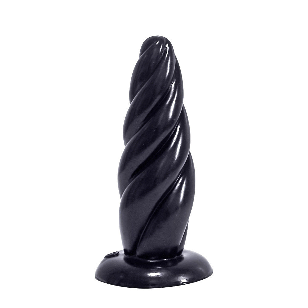 XXL Twisted Plug – Soft Suction Cup Dildo for Deep Penetration