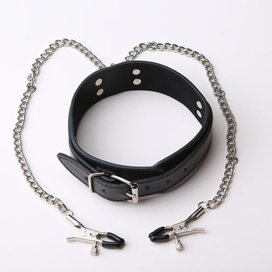 Collier en Chaîne Métallique BDSM