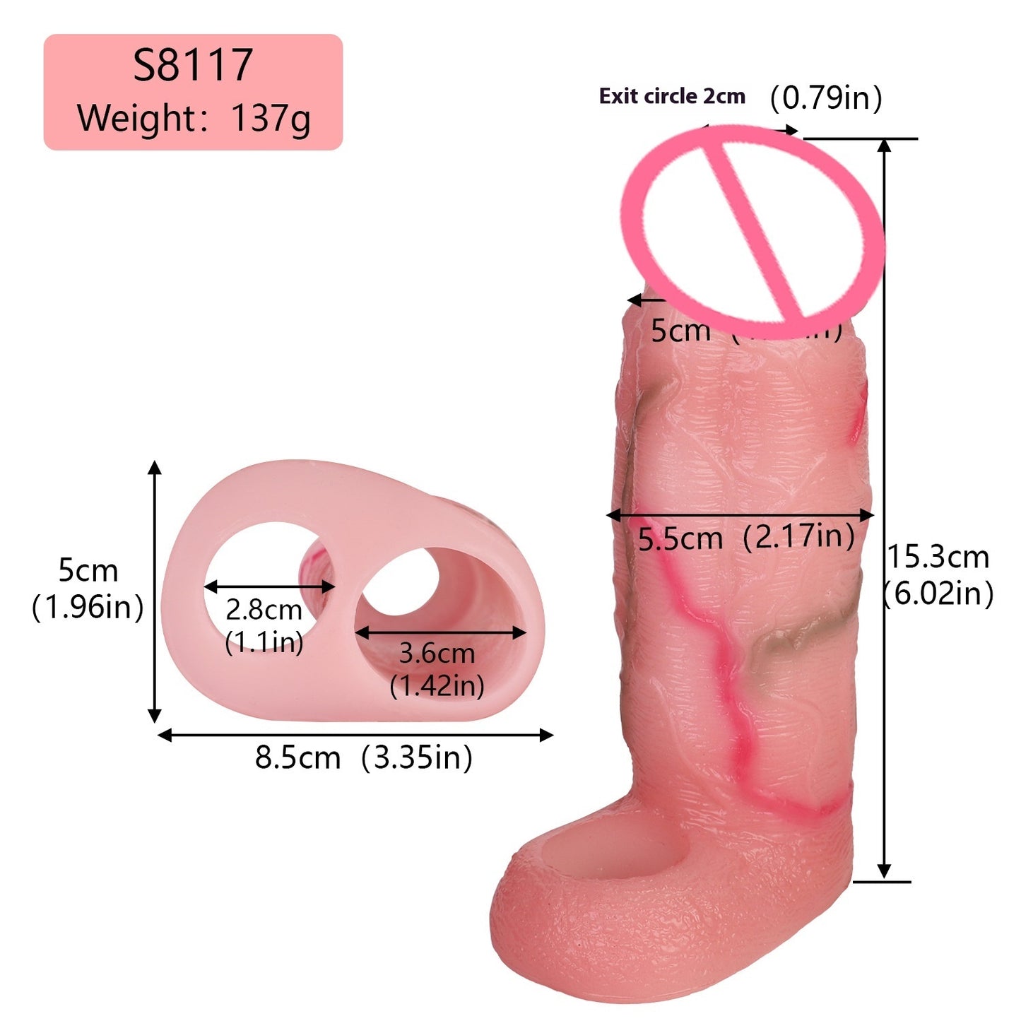 Gaine Pénienne en Silicone Liquide pour Taille et Plaisir Amplifiés Man Sleeve+