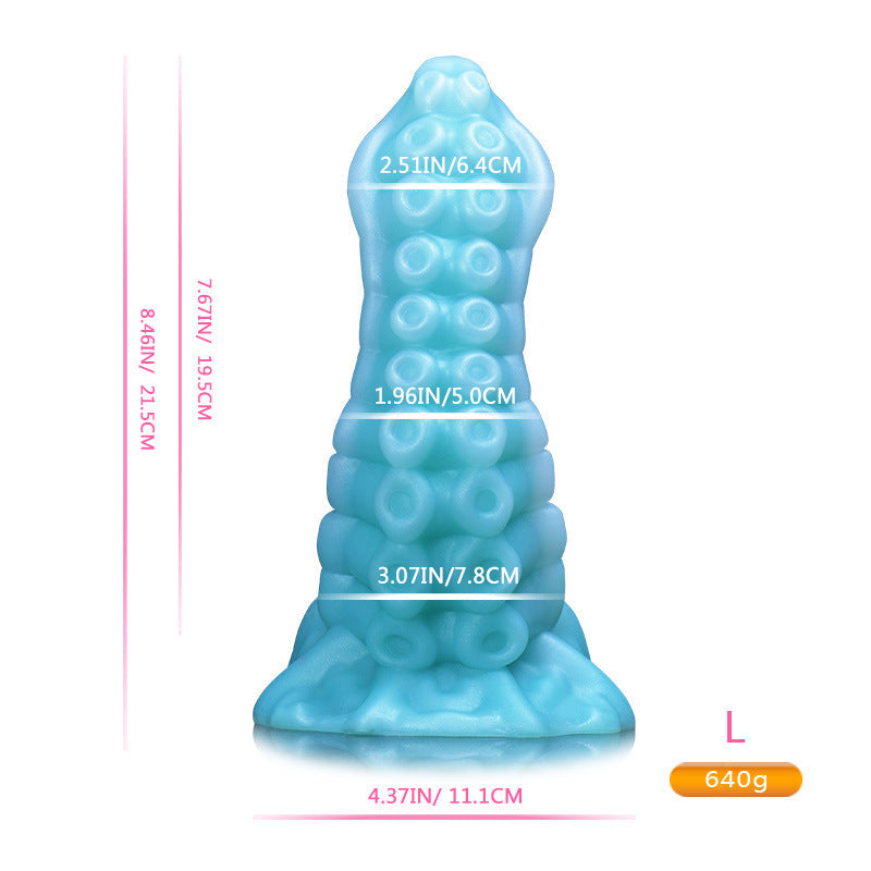 Ultra-Soft Multicolored Tentacle Sex Toy Pleasure from the Deep